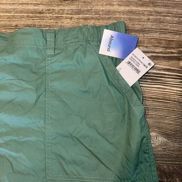 Abound Size XXXL Lawn Green Pull-On Shorts, NWT. 5 - Picture 3 of 10